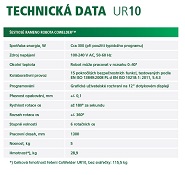 Techniká data CoWelder UR10